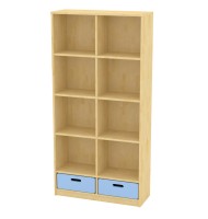 칼라책장 / 4단2연서가(서랍형)