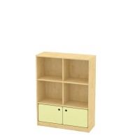 칼라책장 / 2단2연서가(도어형)