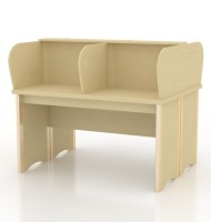 칸막이열람테이블/알루미늄/4인용