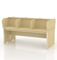 칸막이열람테이블/알루미늄/6인용