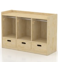 유아용 옷장 3인용/개방형