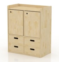 유아용 옷장 4인용/도어(있음)