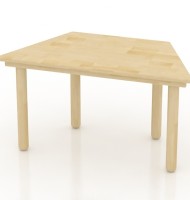 마름모책상/유아용/입식