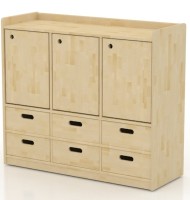 유아용 옷장 6인용/도어(있음)