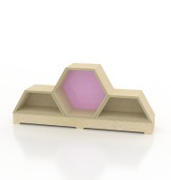 벌집 책장세트 C형