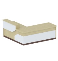 안내데스크/화이트/L형