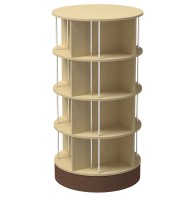 원형회전서가/4단