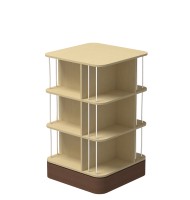 사각회전서가/3단