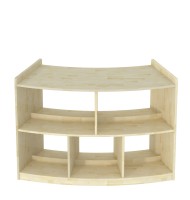 곡선형책장/복식/2단