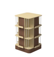 사각회전서가/3단