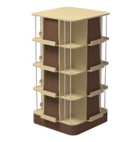 사각회전서가/4단